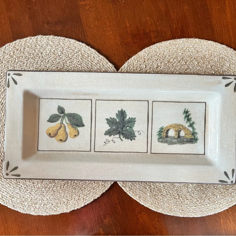 WILLIAMS SONOMA Ceramic Italian Pottery Dish